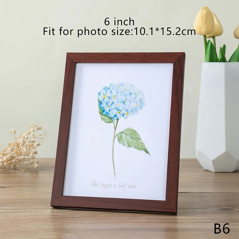 cadre photo en bois suspendu pour décoration et cadeau - vue 14 sur 18