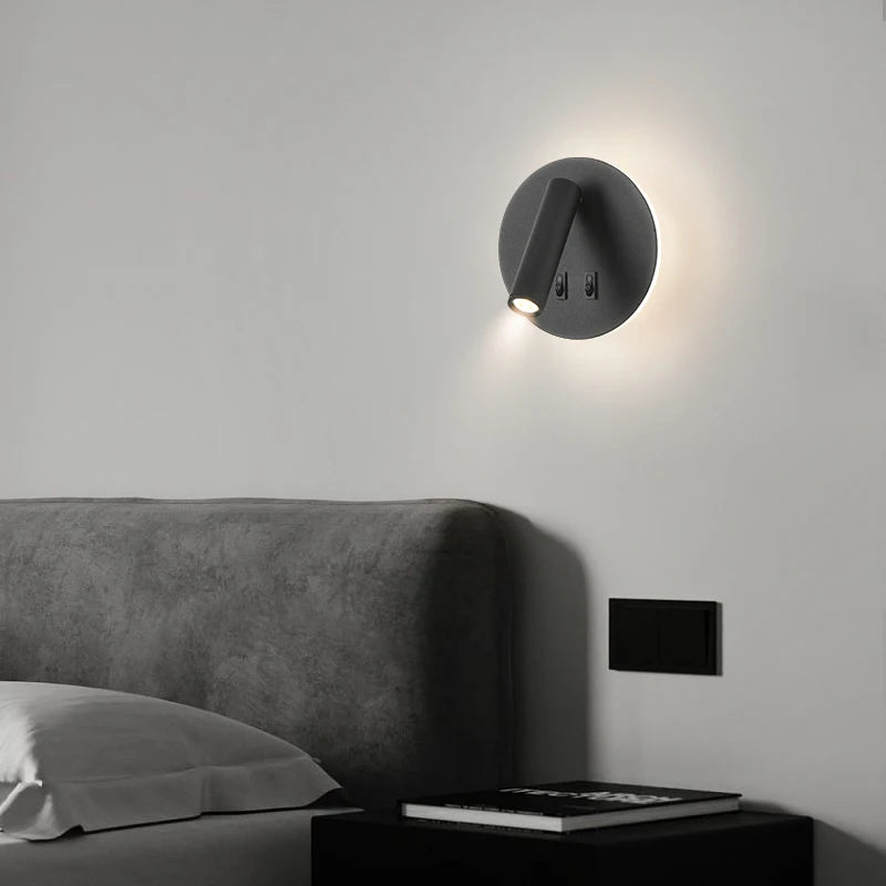 lampe de chevet minimaliste moderne style nordique sans lampe principale