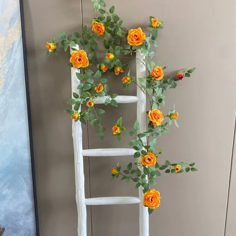 roses artificielles en soie pour décoration intérieure et extérieure - vue 5 sur 6