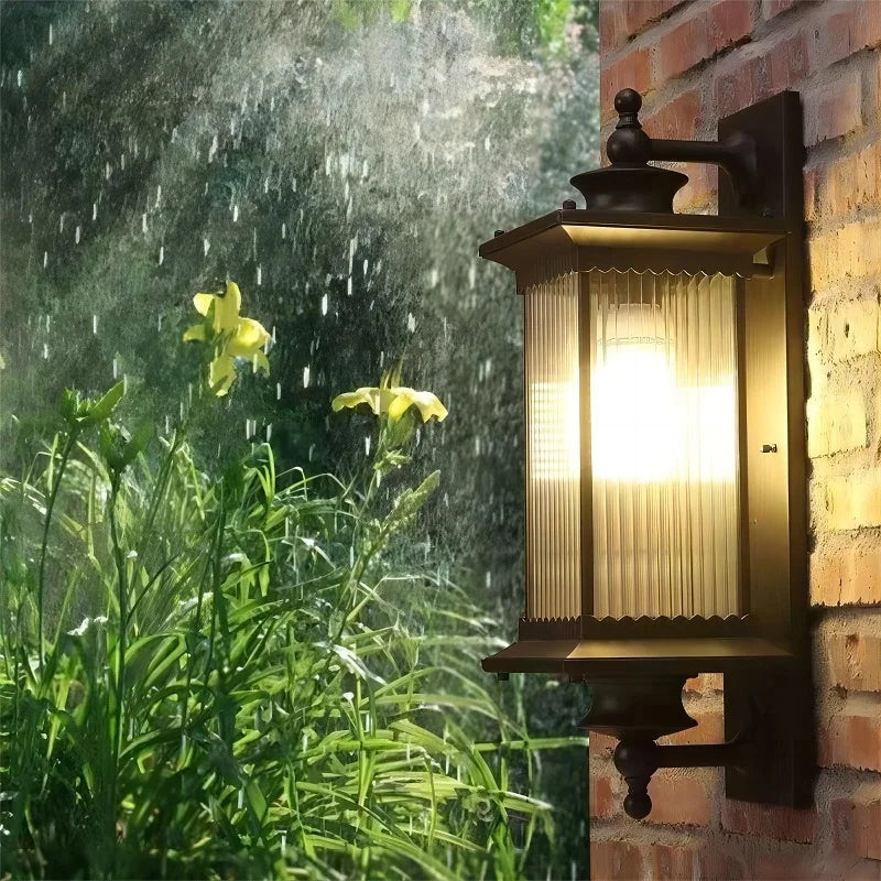 applique extérieure étanche en aluminium pour jardin et allée - vue 7 sur 9