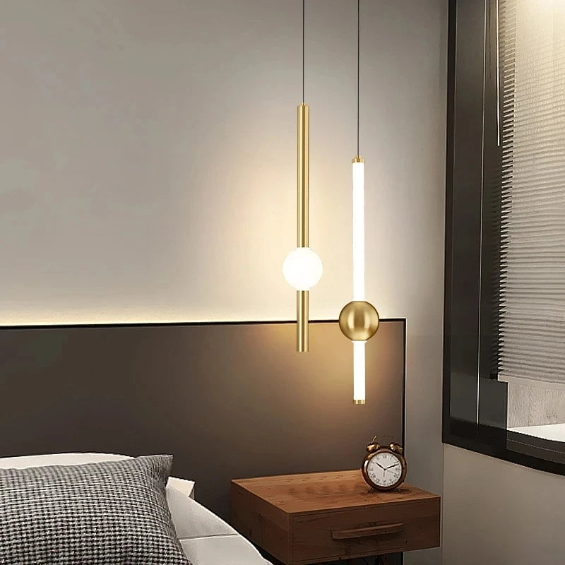 suspension led moderne pour éclairage intérieur créatif - vue 3 sur 19