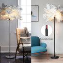 lampadaire créatif en papier avec poteau rétractable pour hôtel