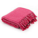 Plaid coton chevrons doux confortable pour salon chambre