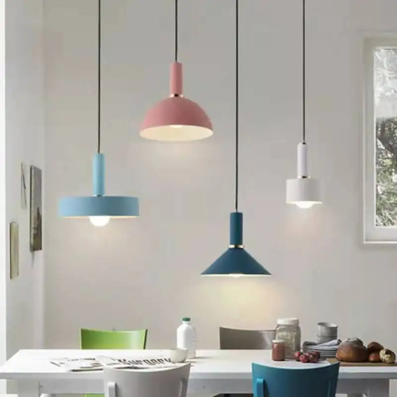 suspension artistique multicolore créative pour cafés et bars - vue 6 sur 20