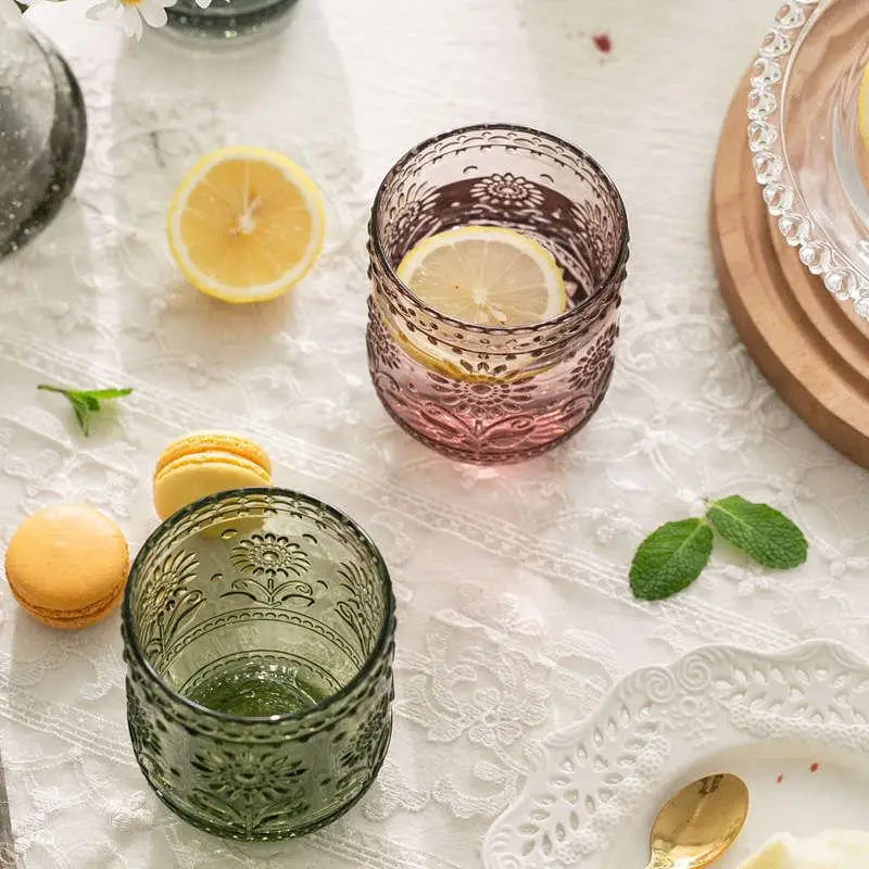 Verre vintage sans pied résistant chaleur multi boissons
