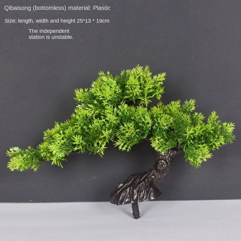 plante artificielle bonsaï en plastique pour décoration intérieure - vue 17 sur 41