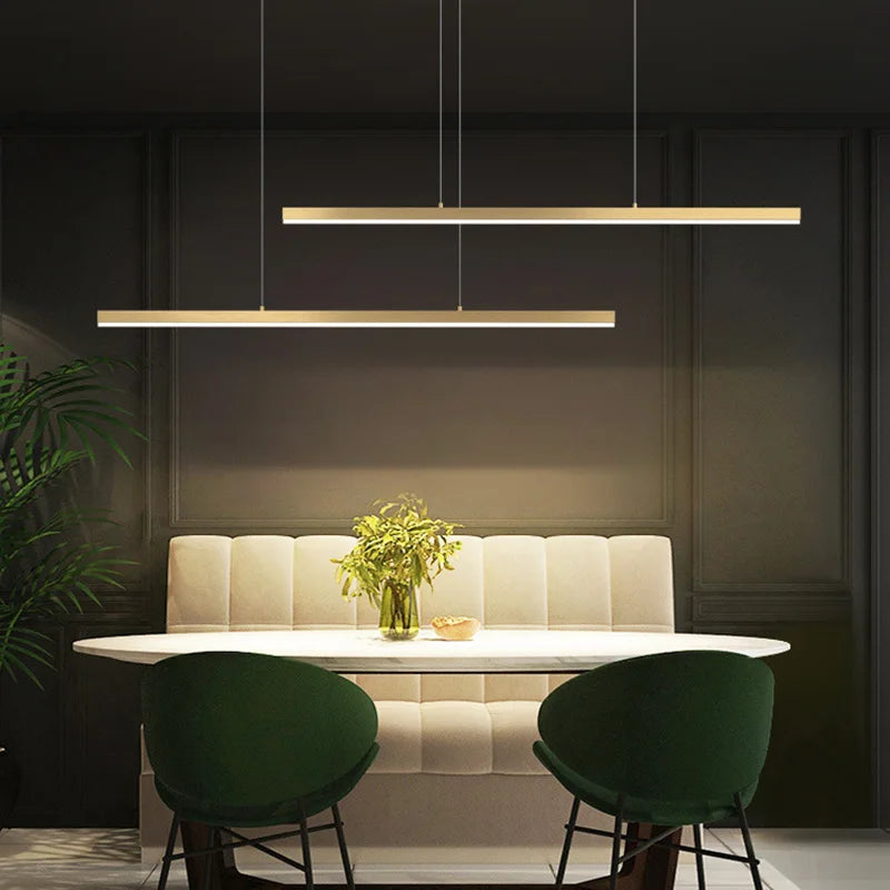 lustre suspendu moderne pour décoration intérieure lumineuse - vue 3 sur 15