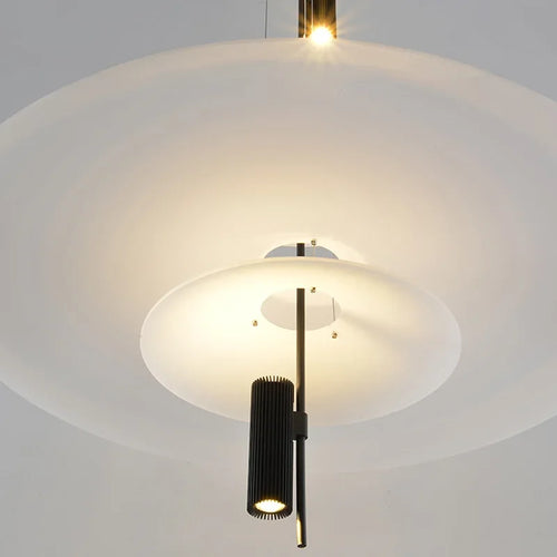 sandyha lustre style soucoupe volante led moderne décoration intérieure - vue 7 sur 15