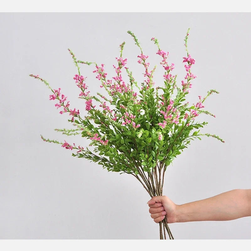 lot de 4 fleurs artificielles pour décoration de mariage et hôtel