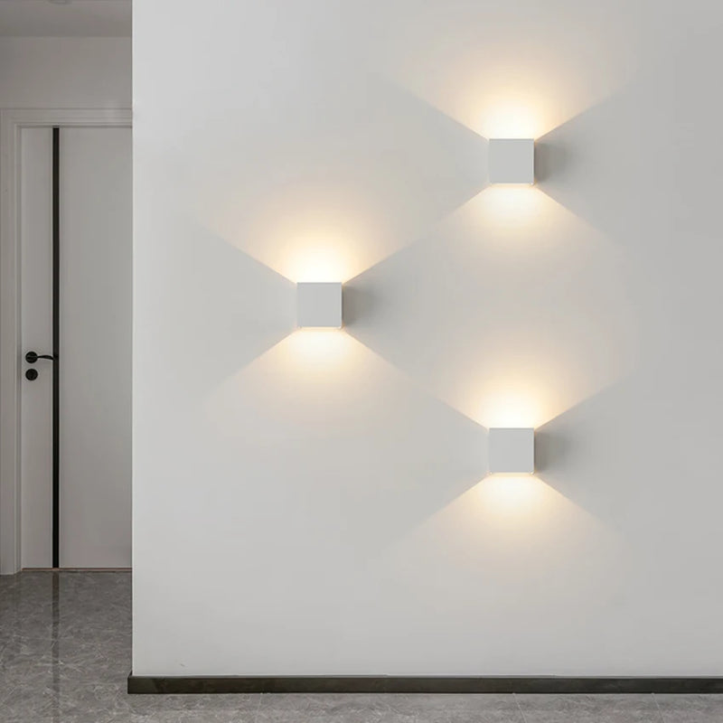 applique murale Moderne 6W LED lumière intérieure minimaliste applique salon chambre couloir éclairage décor applique murale en aluminium Luminaire