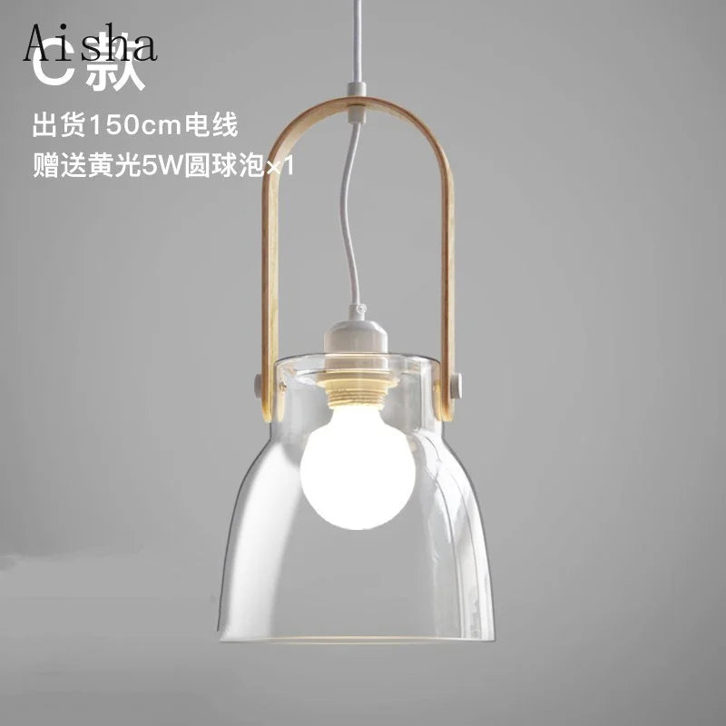 lustre en verre design pour décoration intérieure moderne - vue 6 sur 9
