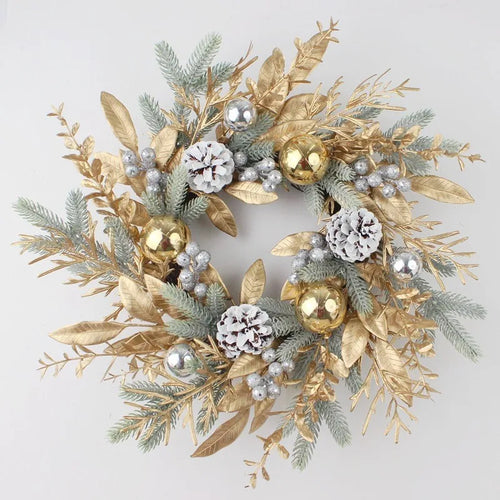 guirlande artificielle en rotin pour décorations de Noël et du Nouvel An - vue 8 sur 11