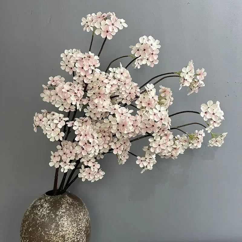 fleurs artificielles en soie pour décoration douce et élégante - vue 6 sur 8