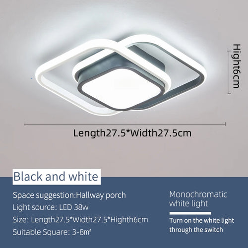 lustre moderne led pour intérieur design élégant et contemporain - vue 8 sur 8