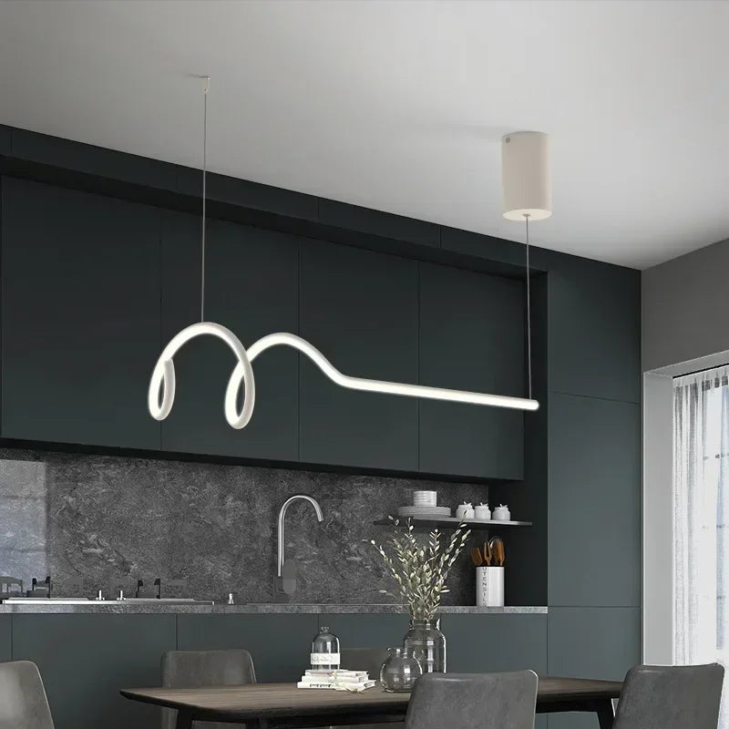 suspension LED design moderne idéale pour hôtels - vue 7 sur 10