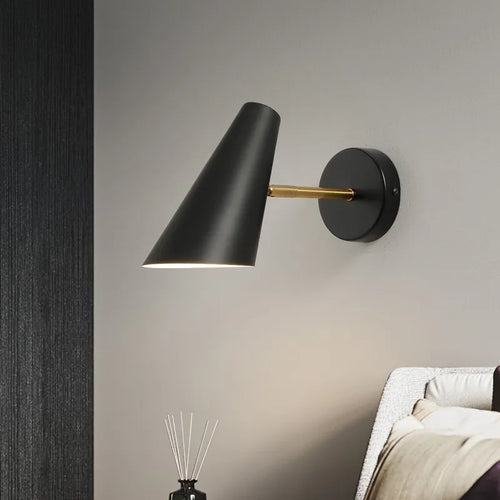 lampe de chevet nordique moderne avec interrupteur créatif et mobile - vue 4 sur 8