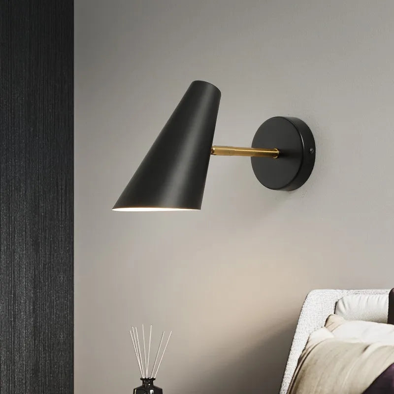 lampe de chevet nordique moderne avec interrupteur créatif et mobile - vue 3 sur 8