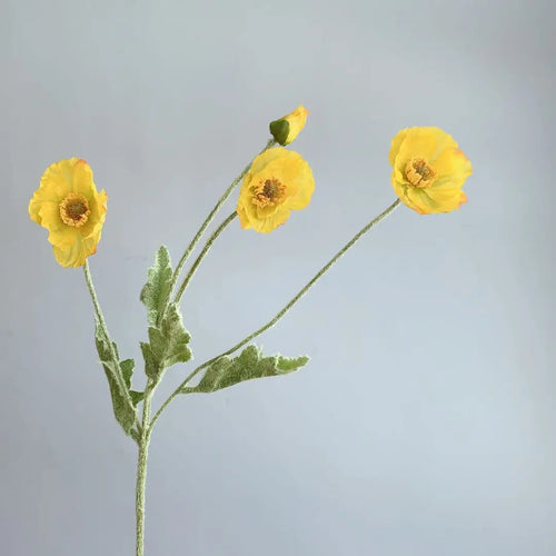 fausses fleurs de pavot en soie pour décorations de mariage et fêtes - vue 23 sur 29