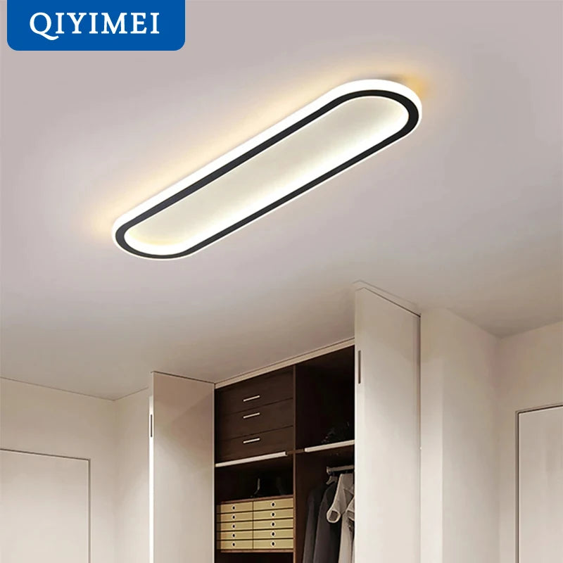 Bande LED moderne plafonniers éclairage intérieur pour chambre robuste couloir porche salon lampes maison Lustre décorer
