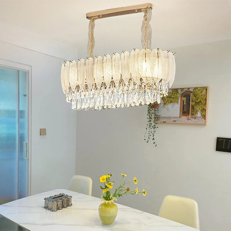 plafonnier cristal design moderne pour décoration intérieure élégante - vue 3 sur 12