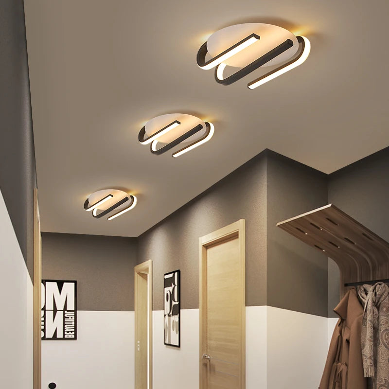 lustre moderne avec leds pour décoration intérieure