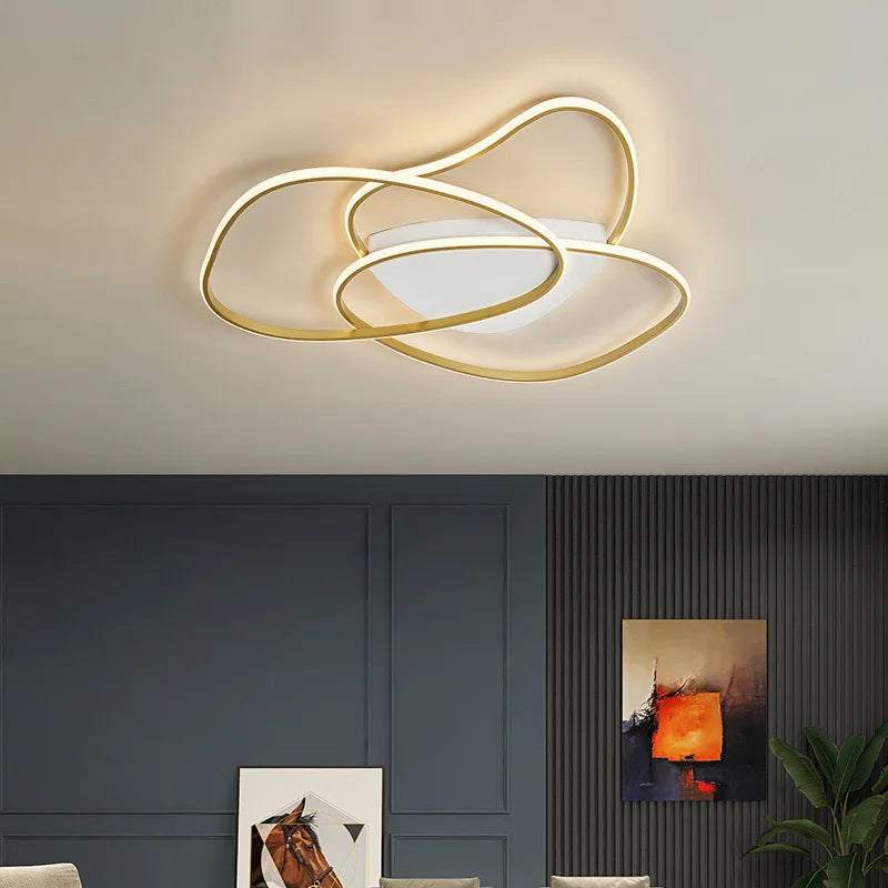 plafonnier led moderne design créatif pour intérieur décoratif - vue 4 sur 10