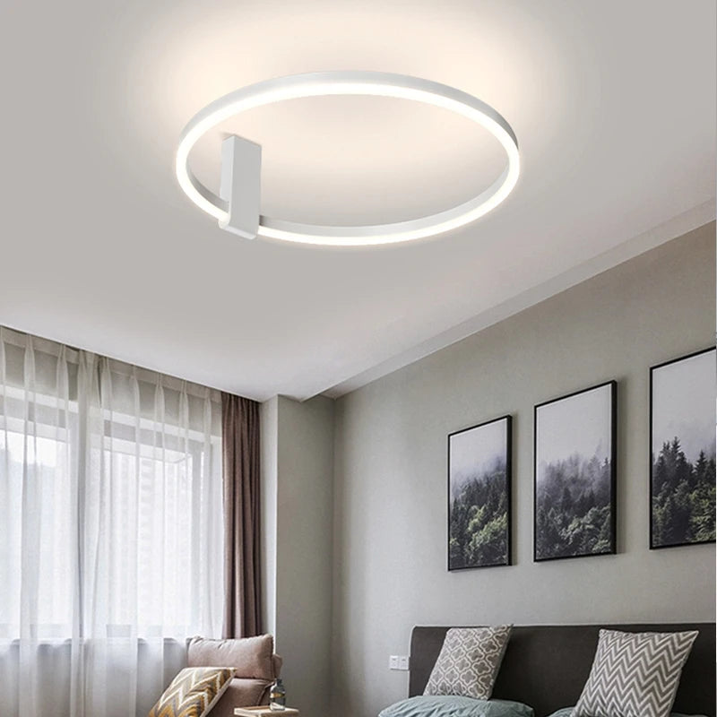 Plafonnier led minimaliste moderne pour décoration loft