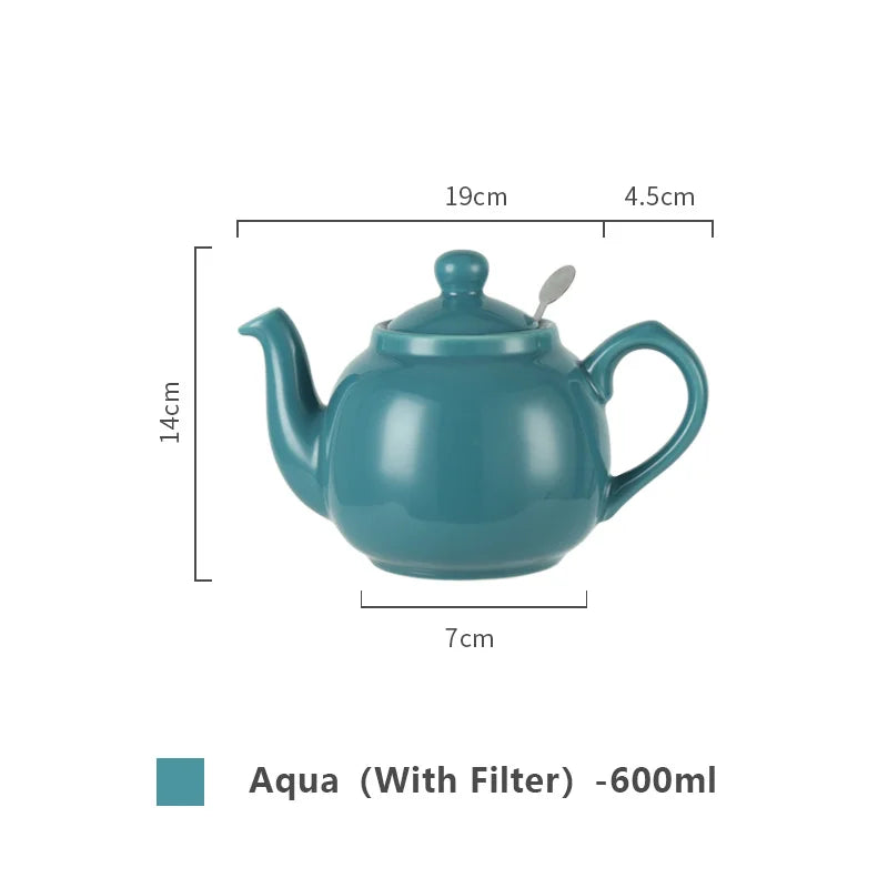 theiere farmhouse london pottery ceramique filtre inox