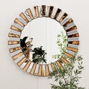 miroir décoratif mural rond pour un style contemporain