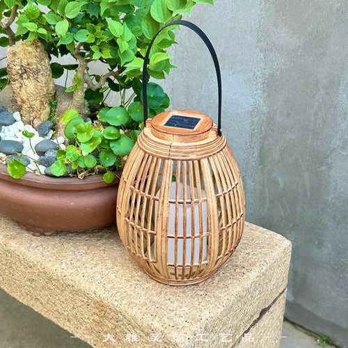 lanternes solaires suspendues pour éclairage extérieur et jardin - vue 2 sur 7