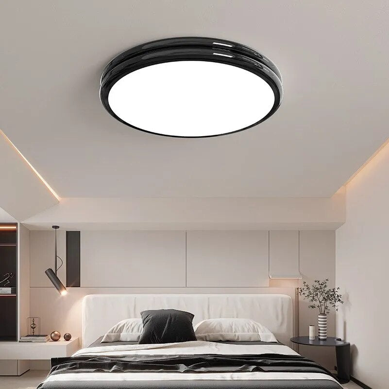 Luxueux plafonnier LED Macaron soin de la vue maison - vue 5 sur 24
