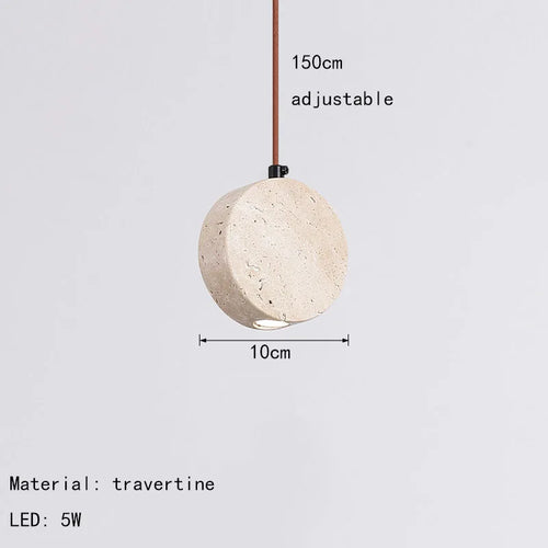 suspension en pierre fantaisie pour décoration intérieure moderne