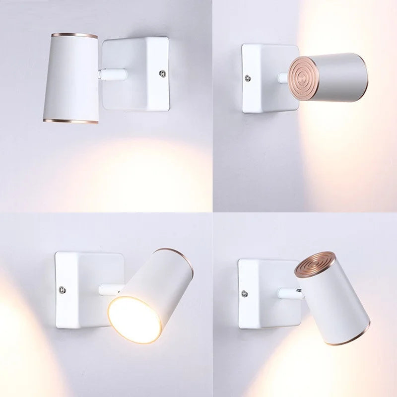 applique murale led moderne rotative pour décoration intérieure - vue 5 sur 20
