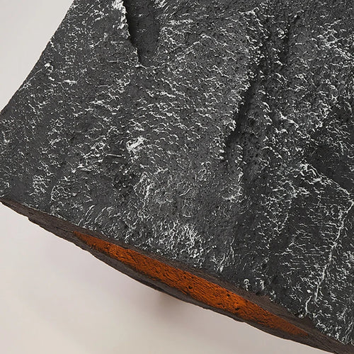 lustre nordique fait main imitation pierre style wabi sabi - vue 6 sur 7