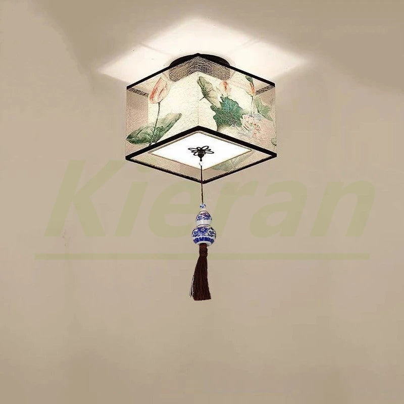 plafonnier led moderne simple lotus oiseau pour hôtel ktv - vue 19 sur 30