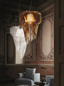 lustre design italien créatif modèle villa art acrylique