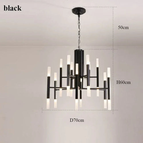 suspension moderne en acrylique pour décoration intérieure élégante - vue 10 sur 18