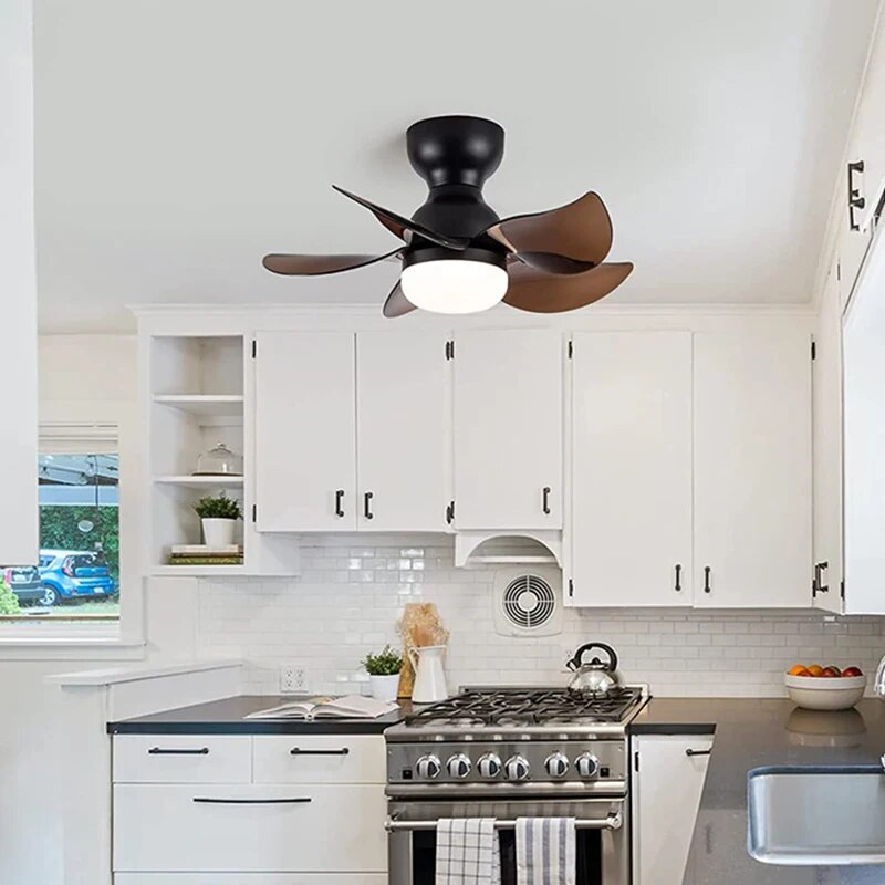 Plafonnier avec ventilateur électrique - vue 5 sur 8