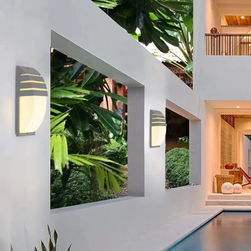 10W 18W LED Wall Light Waterproof Porch Light Modern LED Wall Lamp Radar Motion Sensor Courtyard Garden Outdoor Light AC90~260V - vue 5 sur 8