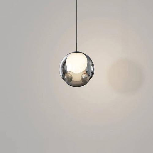 lustre nordique en verre simple suspension intérieure - vue 5 sur 7
