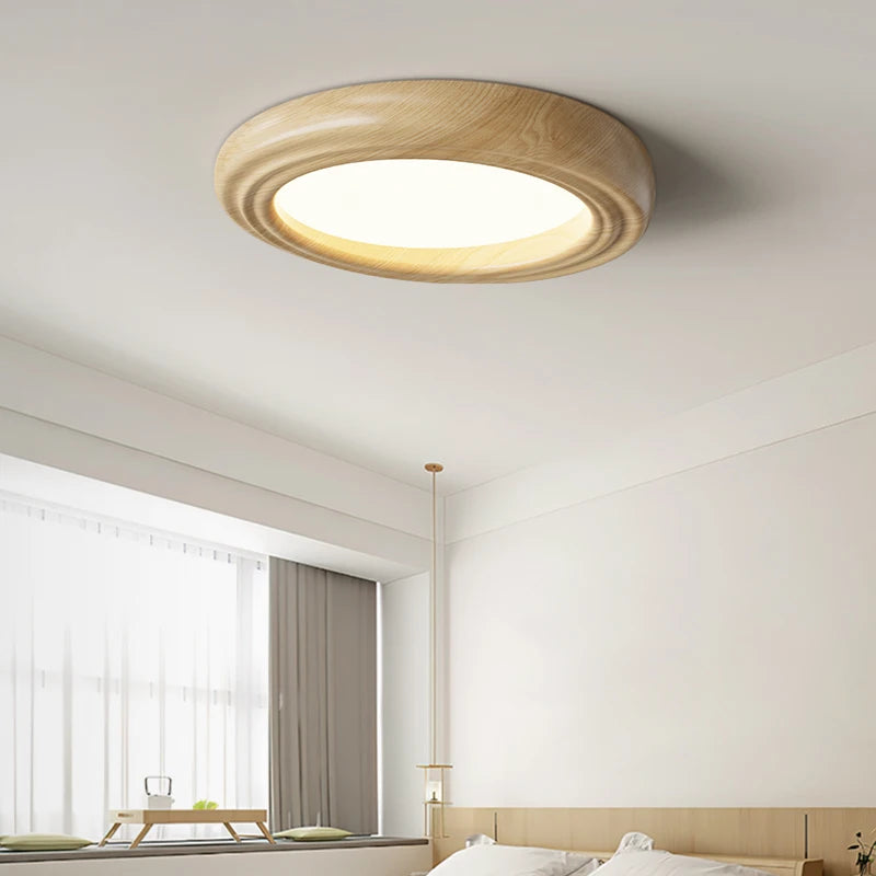 plafonnier nordique moderne créatif rond pour intérieur décoratif - vue 5 sur 12