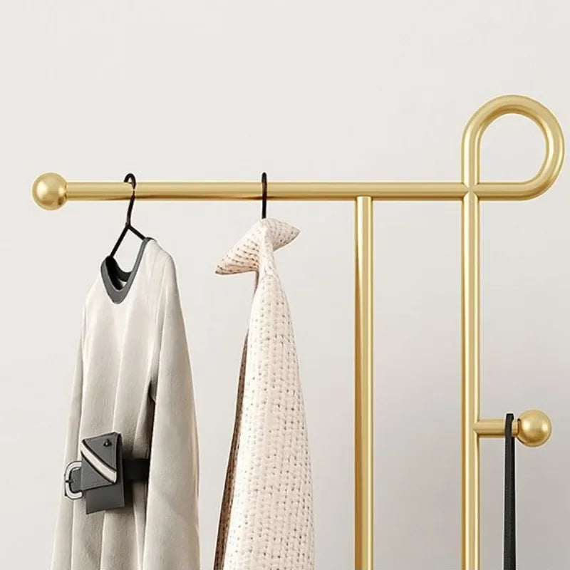 porte-manteaux en métal modernes et créatifs pour rangement élégant - vue 3 sur 9