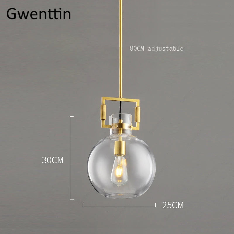 suspension moderne en métal et verre style industriel décor intérieur - vue 9 sur 10