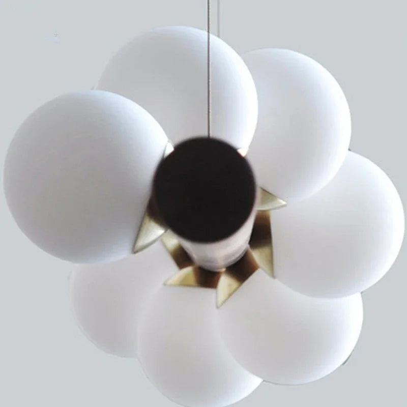 lustre japonais en bois massif design créatif éclairage tendance - vue 5 sur 10