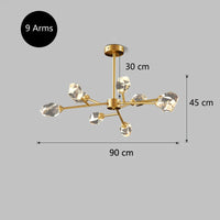 Lampes led suspendues luxe salon