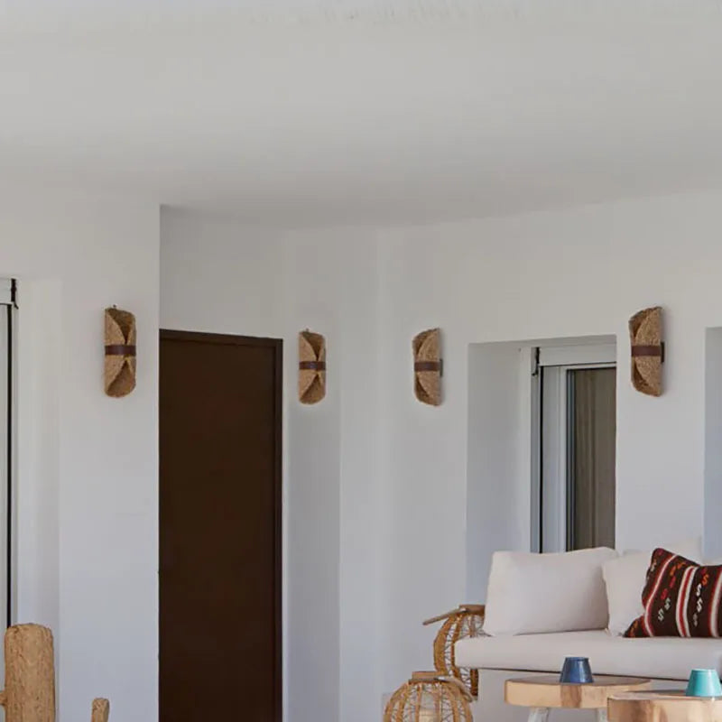 applique murale Royal sud-est asiatique rétro Ratta tissage - vue 5 sur 6