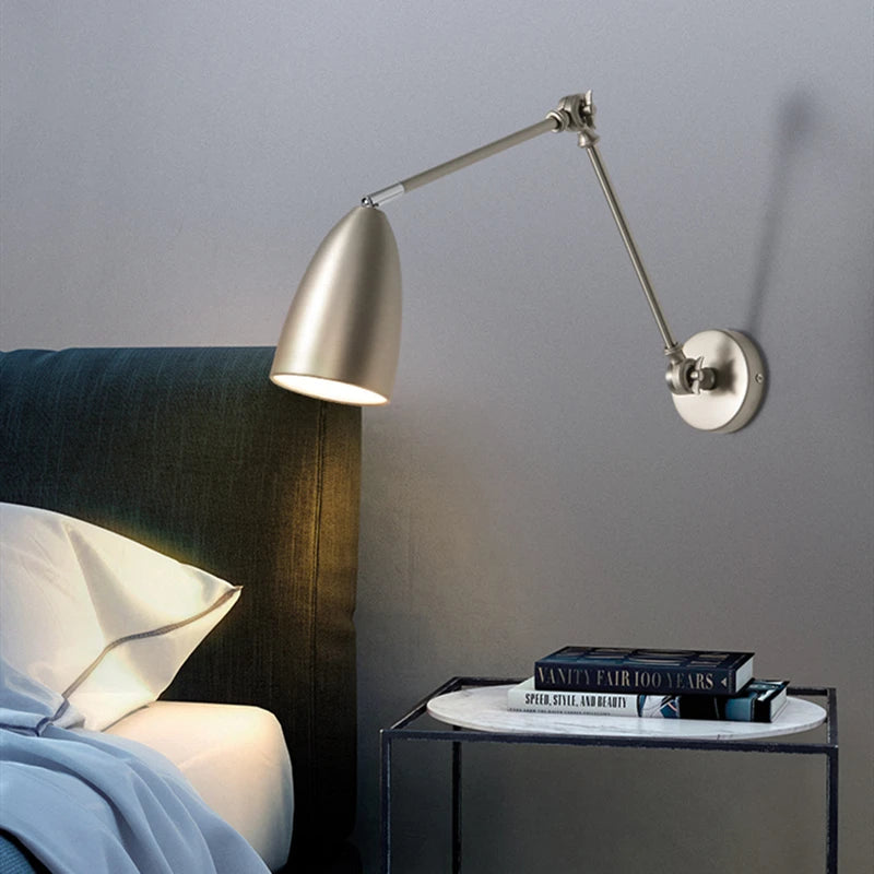applique murale moderne nordique led en fer industriel