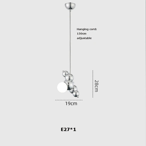suspension artistique à led à intensité variable pour décoration intérieure