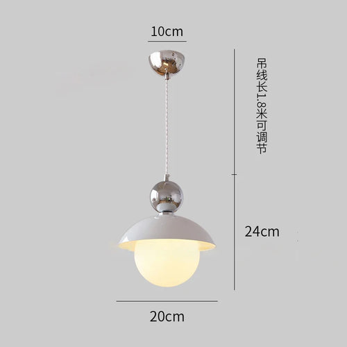 lustre boule de verre lumineux pour intérieur élégant - vue 9 sur 8