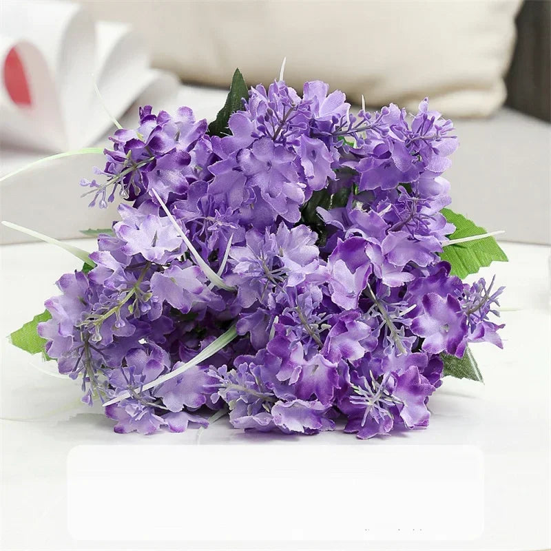 bouquet de jacinthes artificielles pour décoration florale élégante - vue 6 sur 13
